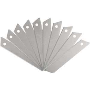 Lâmina para estilete 18 mm, 14 divisões, blister com 10 peças, VONDER