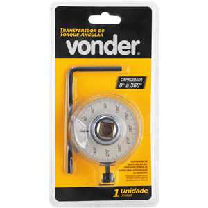 Transferidor de torque angular, encaixe 1/2", VONDER