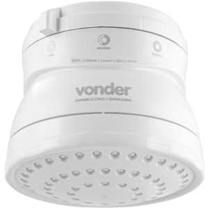 Ducha 3 temperaturas, 4.400 W, 220 V~, branca, VONDER