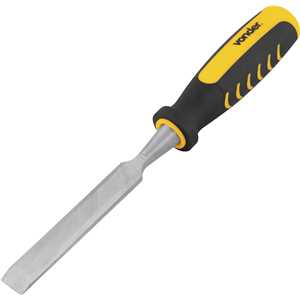 Formão chanfrado reto 7/8", com cabo em PVC, VONDER