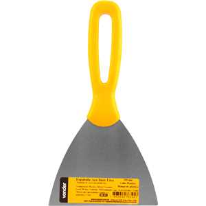 Espátula de aço inox, 10 cm, com cabo plástico, VONDER
