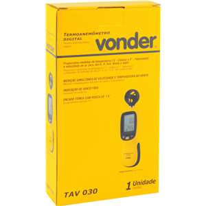 Termoanemômetro digital TAV 030 VONDER