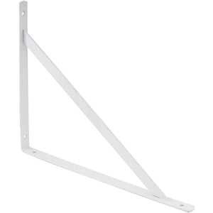 Cantoneira tipo mão francesa, cor branca, 40 cm, VONDER