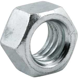 Porca sextavada 1/2" UNC, zincada, cartela com 6 peças, VONDER