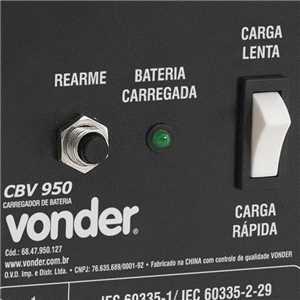 Carregador de bateria, 127 V~, CBV 950 VONDER