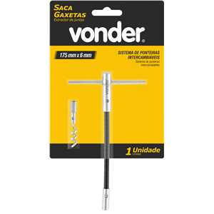 Saca gaxetas,185 mm x 6 mm VONDER