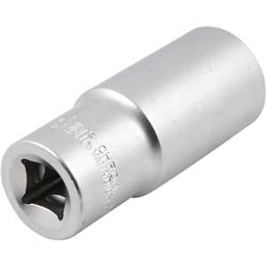Soquete estriado longo, com encaixe de 1/2", 30 mm, VONDER