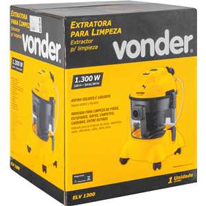 Extratora para limpeza, 1.300 W, 220 V~, ELV 1300, VONDER