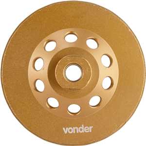 Rebolo diamantado, 115 mm, turbo, VONDER PLUS
