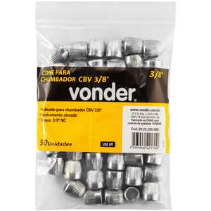 Cone para chumbador CBV 3/8", VONDER