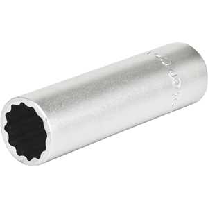 Soquete estriado longo, com encaixe de 1/2", 16 mm, VONDER