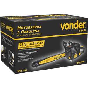 Motosserra a gasolina, 54,5 cm³ (cc), MGC 545 VONDER PLUS