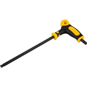 Chave hexagonal (allen) abaulada longa, 6 mm, cabo T, VONDER