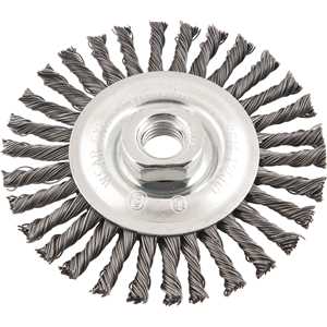 Escova circular 4.1/2" x 1/4", M14, torcida, VONDER