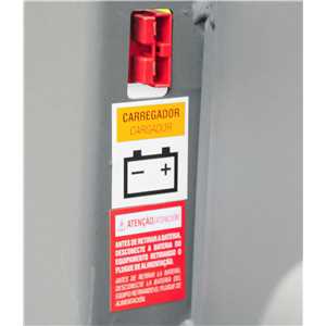 Empilhadeira semielétrica, sem bateria e carregador, 1,5 tonelada (1,5 tf), elevação 3,5 m, ESV 1500, VONDER