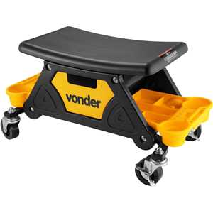 Banqueta plástica para detalhador automotivo e mecânico, BDM 360 VONDER