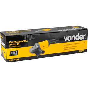 Esmerilhadeira angular 9", 2.600 W, 220 V~, EAV 2609 VONDER
