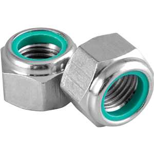 Porca autotravante sextavada, 1.1/4", UNC, alta, zincada, VONDER