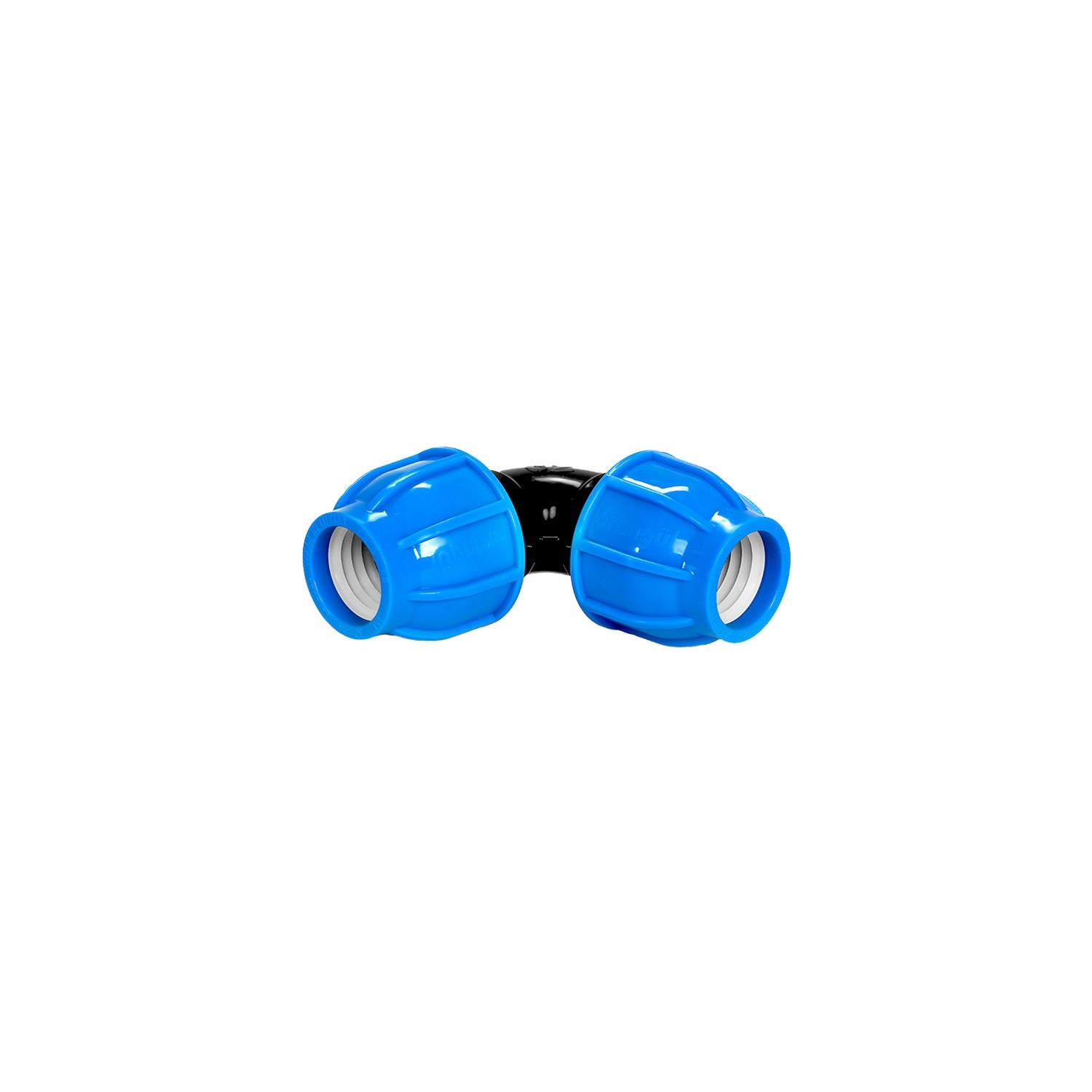 Joelho 90 graus 75mm x 75mm PN16 PEAD Compressão