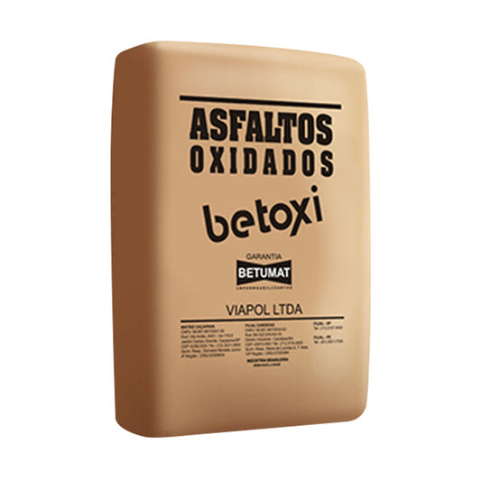 Betoxi O-85 Viapol asfalto oxidado em bloco de 18 kg para colagem de isolante em geladeira e selagem de pilhas