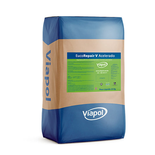 EucoRepair V Acelerado Viapol reparo de concreto com liberação em 2 horas para área industrial e pavimento