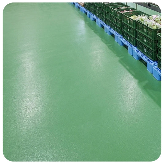 Flowfresh FC Viapol uretano com Polygiene em acabamento liso e fosco, lavável a vapor, para produção
