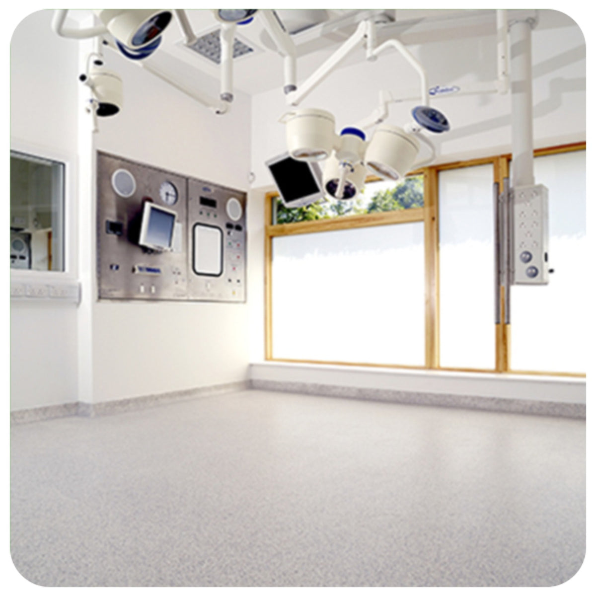 Flowseal EPW Viapol epóxi à base de água que deixa o piso respirar, para cozinhas, hospitais e armazéns