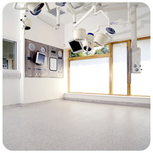 Flowseal EPW Viapol epóxi à base de água que deixa o piso respirar, para cozinhas, hospitais e armazéns