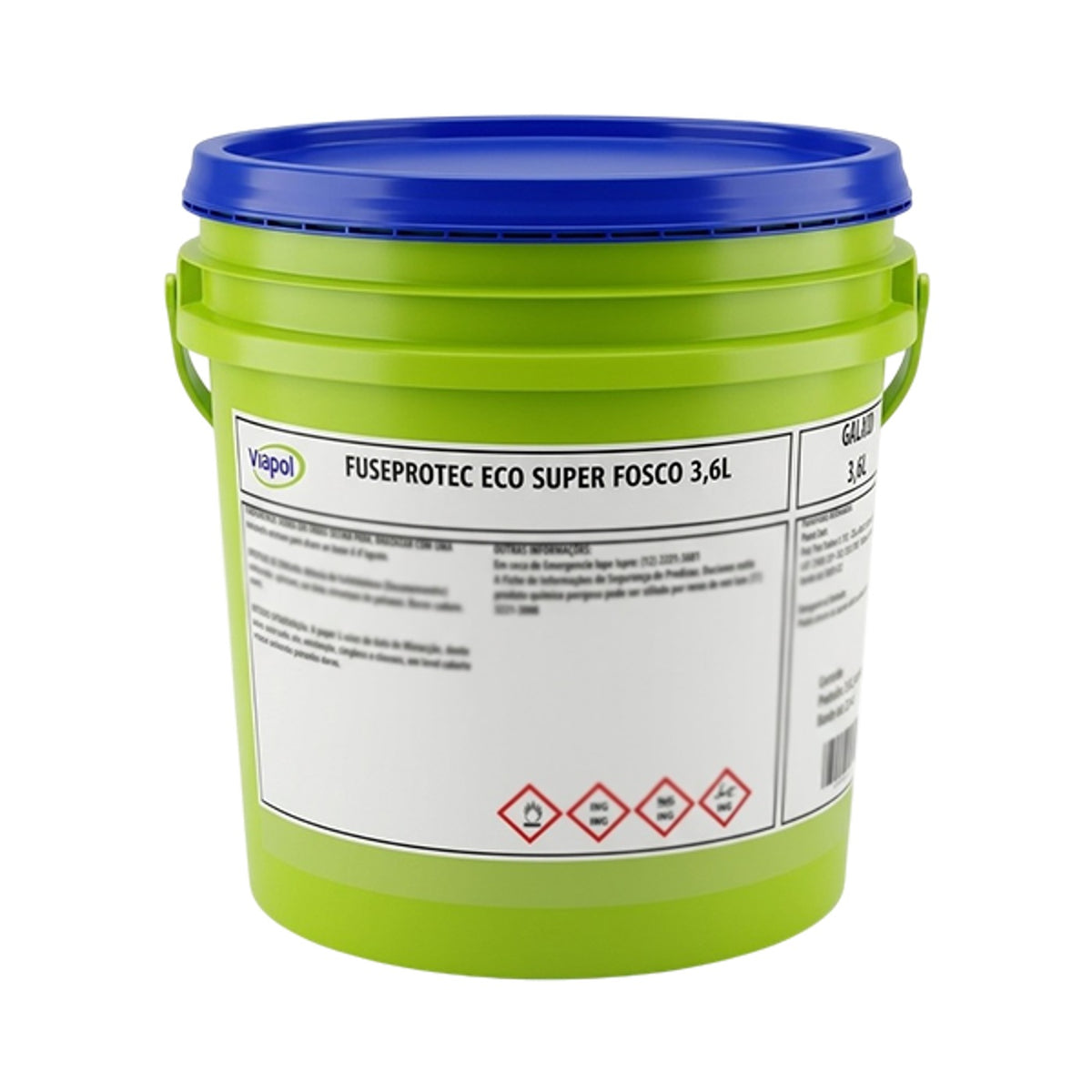 Fuseprotec Eco Super Viapol verniz acrílico puro brilhante ou fosco para tijolo aparente e telha Shingle