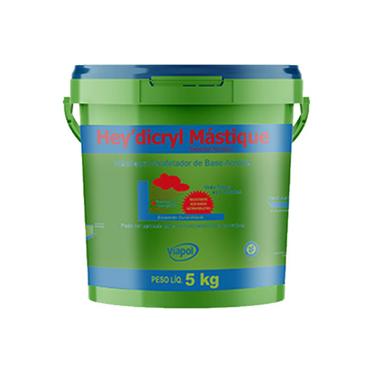 Hey'Dicryl Viapol massa acrílica flexível para calafetar trinca, fissura e vão de drywall