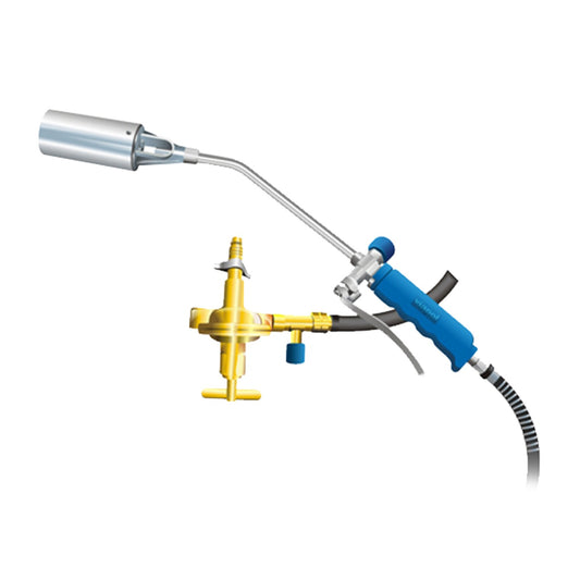 Maçarico Viapol para colagem de manta asfáltica polimérica, 0,8 kg, bocal de 50 mm e conexão pivotante