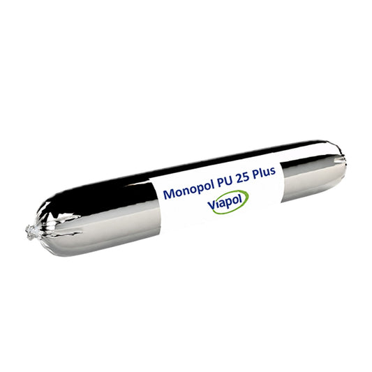 Monopol PU 25 Plus Viapol selante PU monocomponente em sachê de 980 g para calha, rufo e esquadria