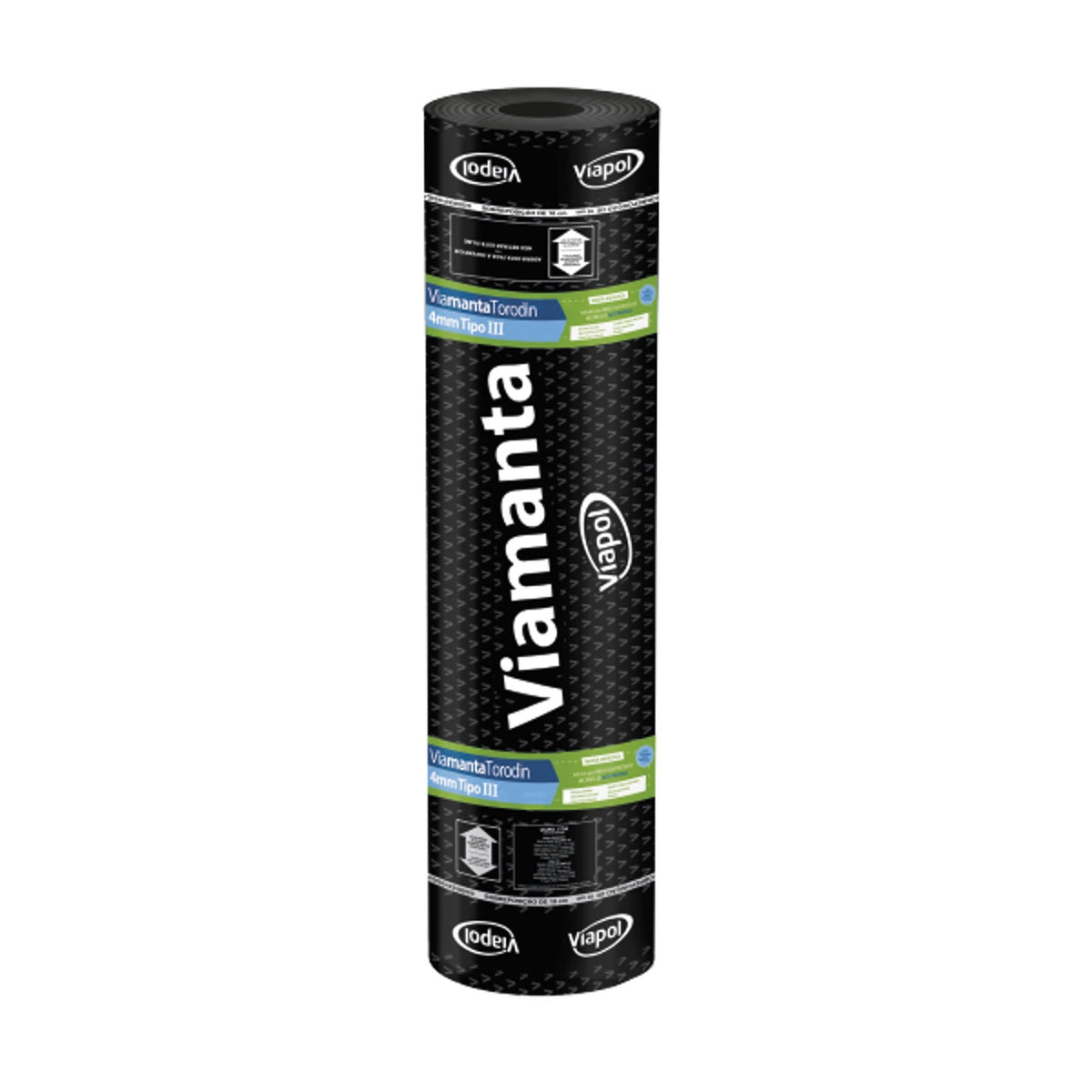 Manta impermeável Viamanta Torodin Viapol 3 ou 4 mm para laje, jardineira, rampa e caixa d'água elevada