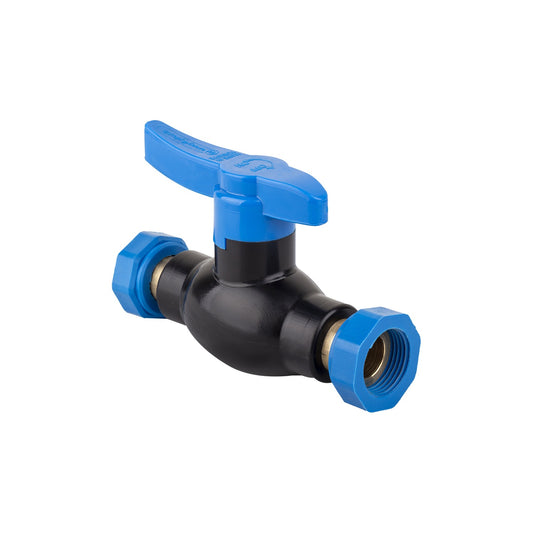 Registro Esfera 63mm x 63mm PN16 PEAD Compressão