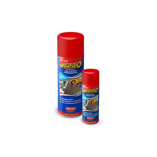 Spray impermeabilizante transparente Dryko Vedatudo para reparos e fissuras 400 mL