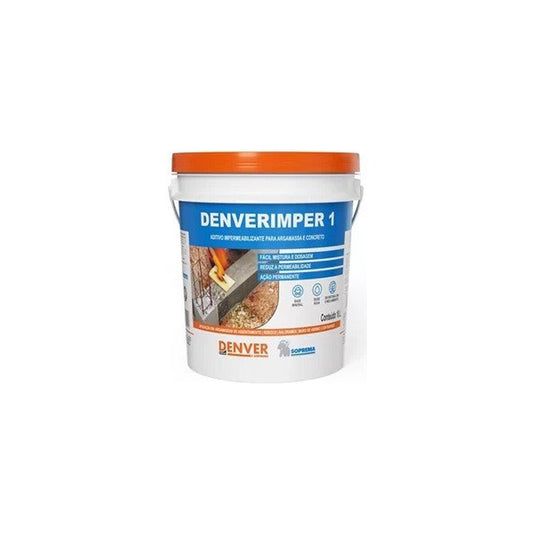 Aditivo impermeabilizante Denverimper 1 para concreto e argamassa
