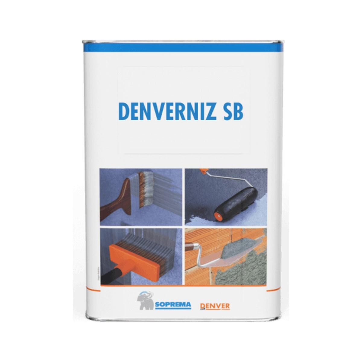 Verniz acrílico semibrilho Denverniz SB para madeira e alvenaria 18 L