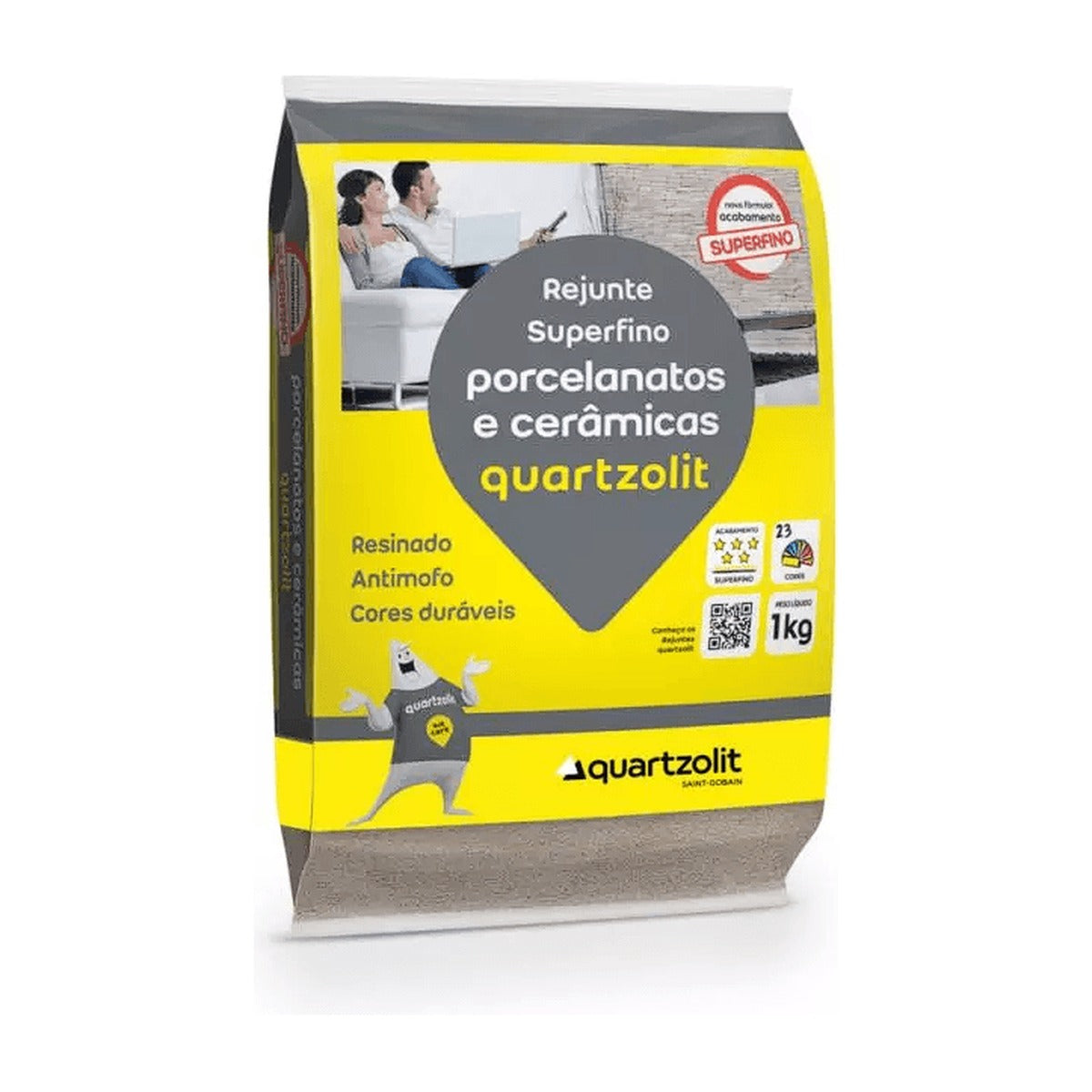 Rejunte super fino Quartzolit para porcelanato e juntas estreitas