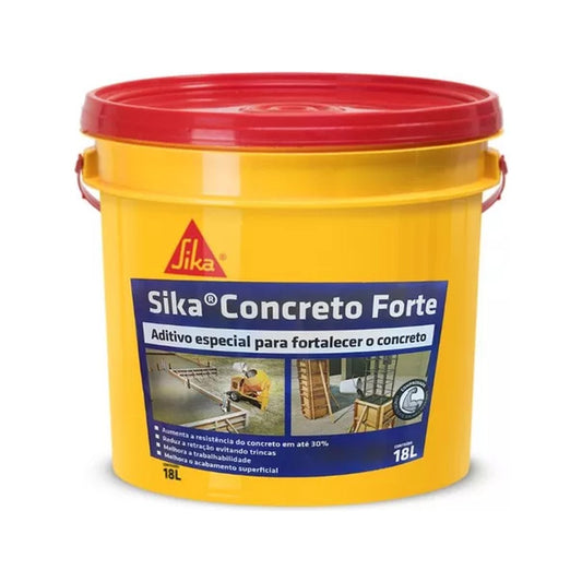Aditivo plastificante Sika Concreto Forte para concreto