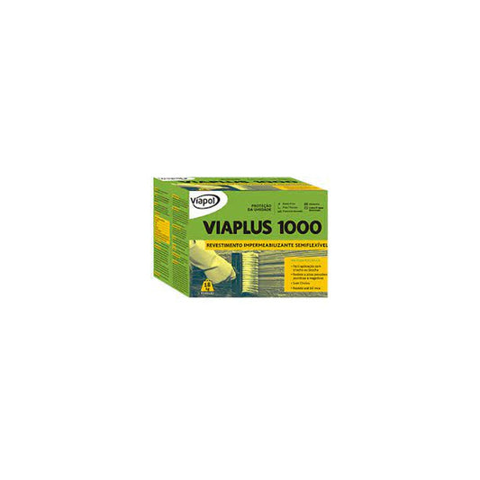 Argamassa impermeabilizante semiflexível Viaplus 1000 Viapol para subsolos 18 kg