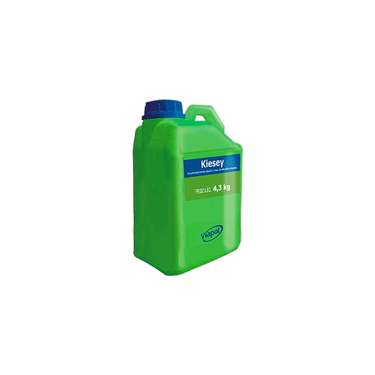 Resina impermeabilizante de silicato Kiesey Viapol para superfícies externas 4,3 kg