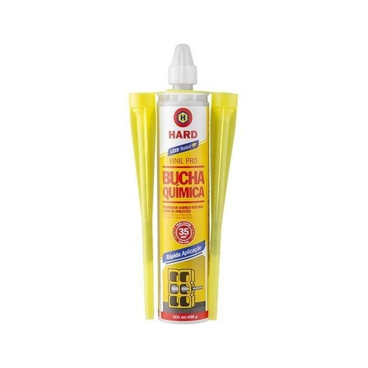 Chumbador químico viniléster Hard Vinil Pro para alvenaria e blocos ocos 300 mL