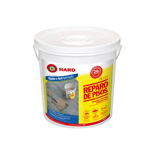 Argamassa epóxi Hard FR 117 para reparo de piso industrial 8 kg