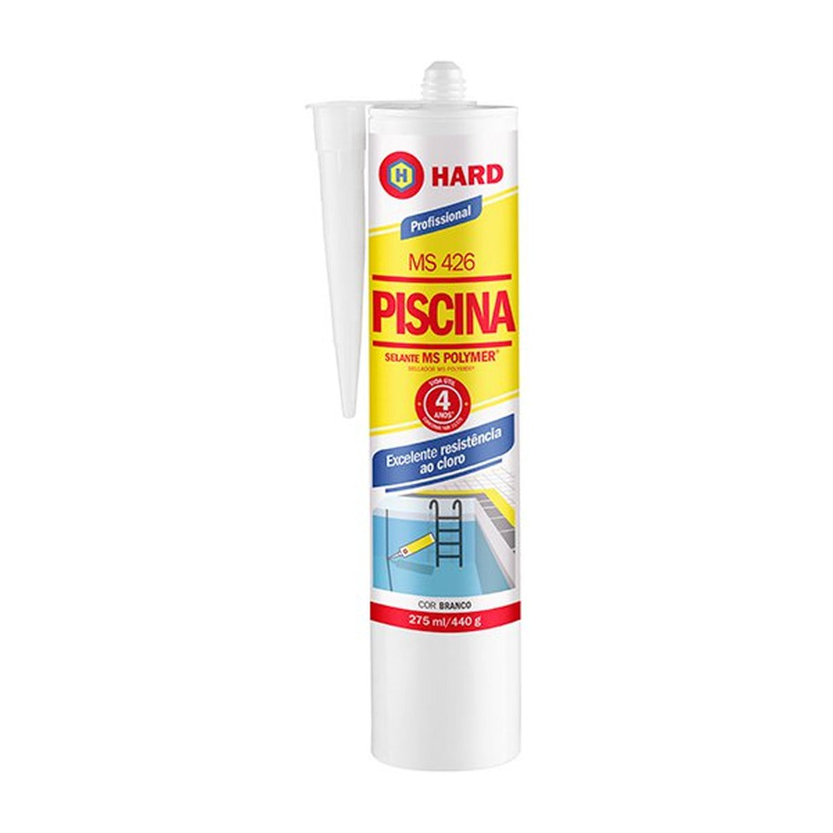 Selante MS Polymer Hard MS 426 Piscina para áreas imersas e úmidas