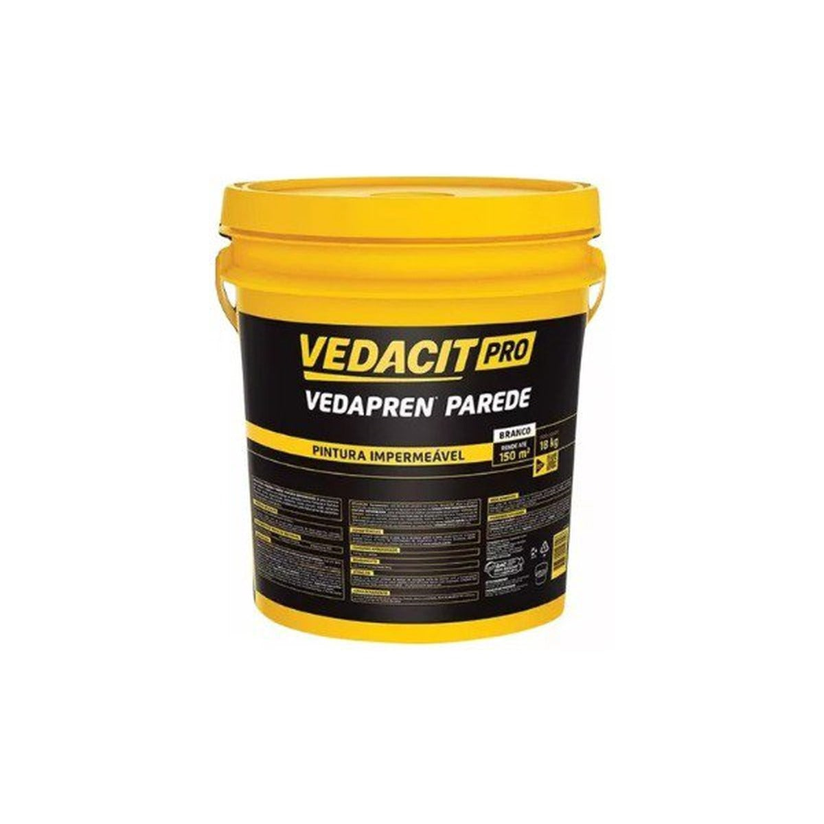Tinta impermeabilizante acrílica Vedapren Pro Parede branco 18 kg