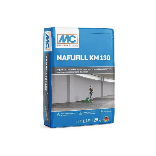 Argamassa polimérica Nafufill KM 130 para reparo estrutural 25 kg