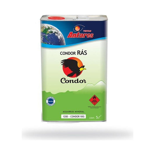 Aguarrás comum Condor solvente para diluição e limpeza 5 L