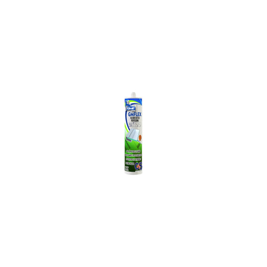 Silicone acético profissional GMFlex para vedação de vidros e cerâmicas