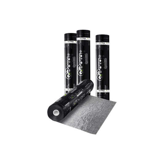 Manta asfáltica autoadesiva aluminizada Q-Borg com polietileno 3 mm