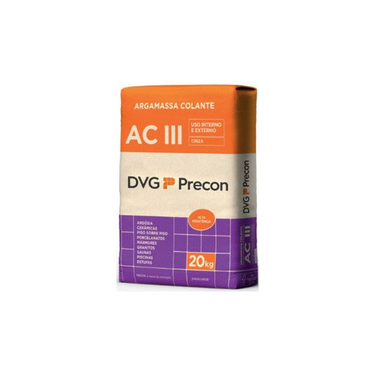 Argamassa colante AC III Precon para porcelanato e pedra natural 20 kg